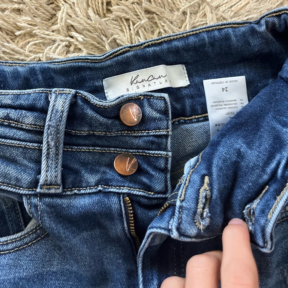 kancan high rise skinny jeans size 24 - Picture 2 of 3